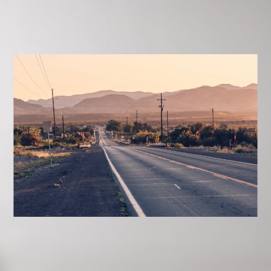 Poster Coucher de soleil à San Antonio (Devant)