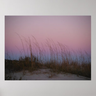 Poster Coucher de soleil à Sullivan's Island, Caroline du