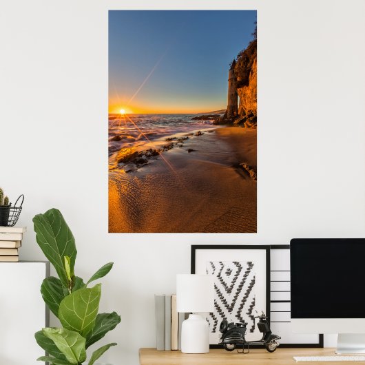 Poster Coucher de soleil à Victoria Beach 2 (Bureau à domicile)