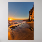 Poster Coucher de soleil à Victoria Beach 2 (Devant)