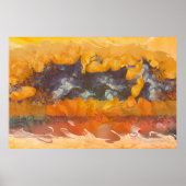 Poster Coucher de soleil Abstrait 0612 Imprimer (Devant)