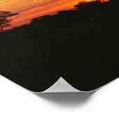Poster Coucher de soleil Acacia (Coin)