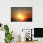 Poster Coucher de soleil Alien de la NASA (Bureau à domicile)