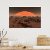 Poster coucher de soleil alien n° 2 (Cuisine)