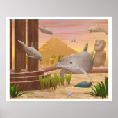 Poster Coucher de soleil Atlantis (Devant)