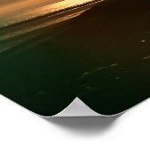 Poster Coucher de soleil au bord de la mer (Coin)