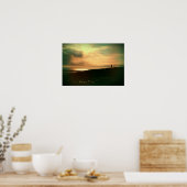 Poster Coucher de soleil au bord de la mer (Cuisine)