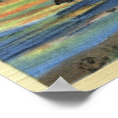 Poster Coucher de soleil au Cap San Sabastian en Oregon (Coin)