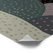 Poster Coucher de soleil au jardin Cactus (Coin)