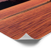 Poster Coucher de soleil au lac Lohja, Finlande (Coin)