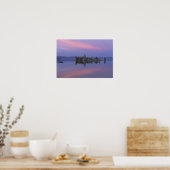 Poster Coucher de soleil au lac Mono, CA. (Cuisine)