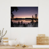 Poster Coucher de soleil au lac Tahoe (Cuisine)