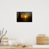 Poster Coucher de soleil au Parc de Peace Valley (Cuisine)