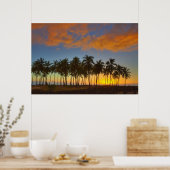 Poster Coucher de soleil au Parc National Historique de P (Cuisine)