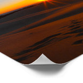 Poster Coucher de soleil au parc Silver Lake State Park,  (Coin)