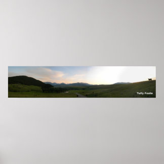 Poster Coucher de soleil au Rein Ranch