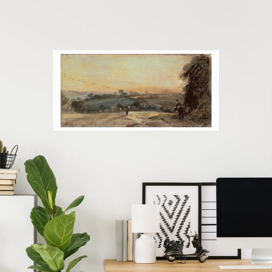 Poster Coucher de soleil automatique (Bureau à domicile)