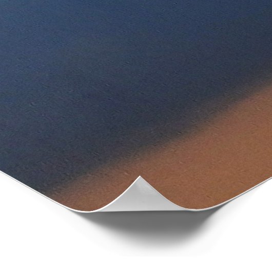 Poster Coucher de soleil avec formation Teacup Cloud par  (Coin)