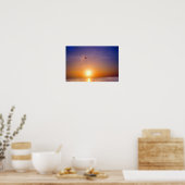 Poster Coucher de soleil calme (Cuisine)