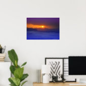 Poster Coucher de soleil côtier (Bureau à domicile)