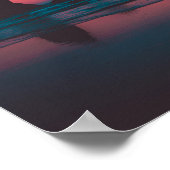 Poster Coucher de soleil Cotton Candy (Coin)