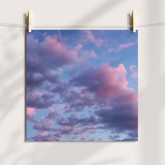 Poster Coucher de soleil Cotton Candy