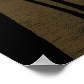 Poster Coucher de soleil Cypress (Coin)