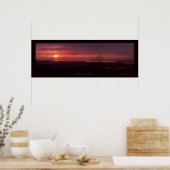 Poster Coucher de soleil d'ancrage (Cuisine)