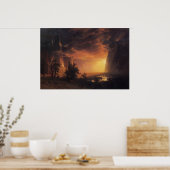 Poster Coucher de soleil dans la vallée de Yosemite - Bie (Cuisine)