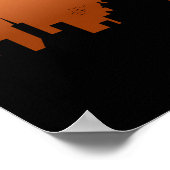 Poster coucher de soleil dans la ville (Coin)