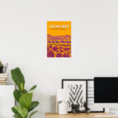 Poster Coucher de soleil dans le désert d'Atacama Amériqu (Bureau à domicile)