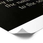 Poster Coucher De Soleil Dans Les contreforts (Coin)