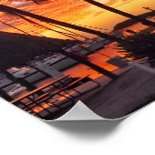 Poster Coucher de soleil dans les Keys de Floride (Coin)