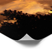 Poster Coucher de soleil dans les Sierras (Coin)