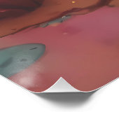 Poster Coucher de soleil dans les terres de bonbons - Ken (Coin)