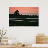 Poster Coucher De Soleil Dans Les Zones Humides (Cuisine)