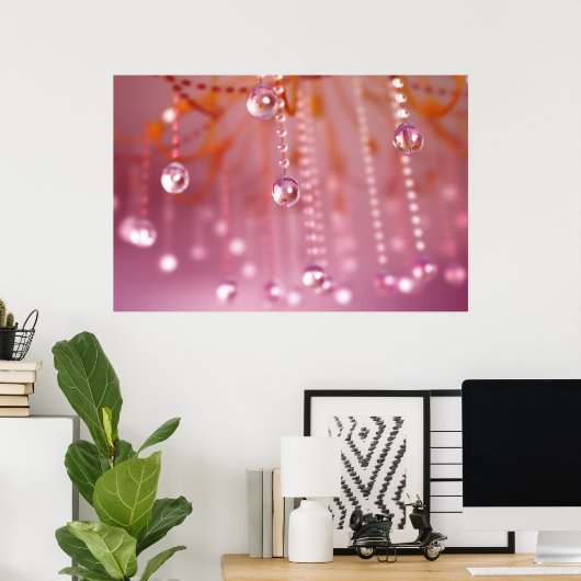 Poster Coucher de soleil dans l'impression en cristal (Bureau à domicile)