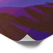 Poster Coucher de soleil dans un lagon isolé (Coin)