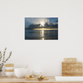 Poster coucher de soleil d'Antiguan (Cuisine)