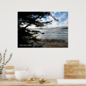 Poster Coucher de soleil d'argent à Carmel (Cuisine)