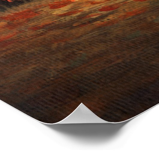 Poster Coucher de soleil d'automne (Coin)