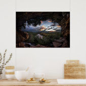 Poster Coucher de soleil de Barton Creek - Austin, Texas (Cuisine)