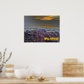 Poster Coucher de soleil de Big Island Hawaii sur l'affic (Cuisine)