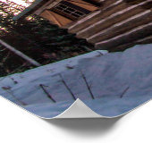 Poster Coucher de soleil de bûcheron // Coucher de soleil (Coin)