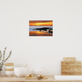 Poster Coucher de soleil de Catalina (Cuisine)