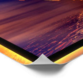 Poster Coucher de soleil de dragon (Coin)