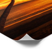 Poster Coucher de soleil de Fidji (Coin)