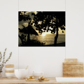 Poster Coucher de soleil de Fidji (Cuisine)