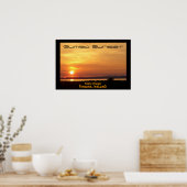 Poster Coucher de soleil de Gumbo (Cuisine)