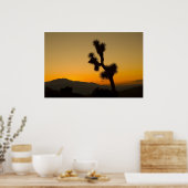 Poster Coucher de soleil de Joshua Tree (Cuisine)
